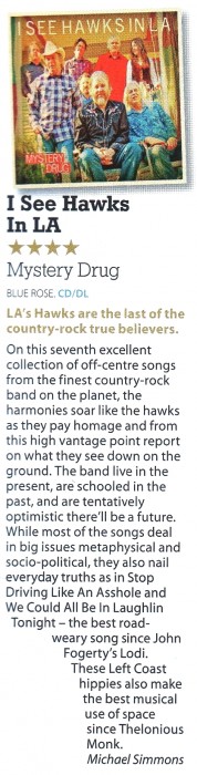 I See Hawks In LA - 'Mystery Drug' - review - Mojo - August 2013